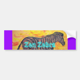 Adesivo Para Carro Zen Zebra