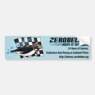 Adesivo Para Carro Zerobelow da equipe - autocolante no vidro