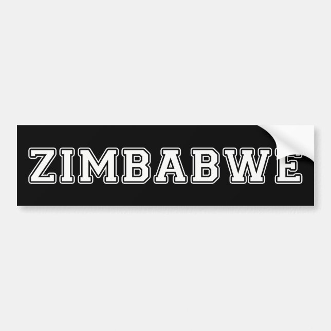 Adesivo Para Carro Zimbabué (Frente)