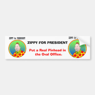 Adesivo Para Carro Zippy para o presidente!