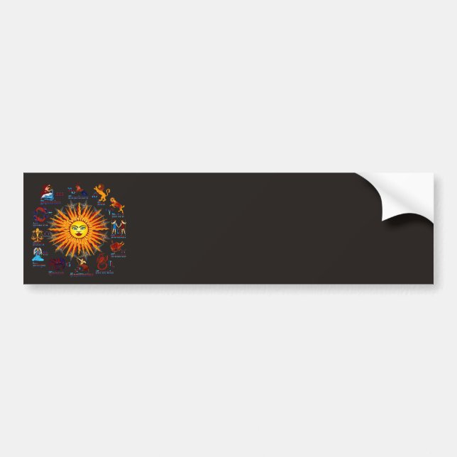 Adesivo Para Carro Zodiac-Signs-All-V-1 (Frente)