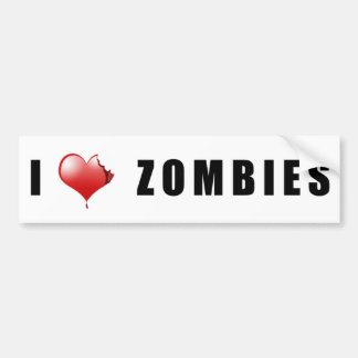 Adesivo Para Carro Zombi BumperSticker