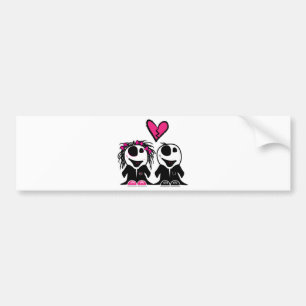 ADESIVO PARA CARRO ZOMBIE LOVE