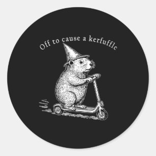 Adesivo Para Causar Uma Confusão, Patinete Engraçado de To