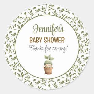 Adesivo para Chá de Bebê Little Sprout