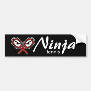 adesivo para-choques ninja tênis