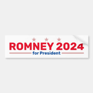 Adesivo para-choques Romney 2024