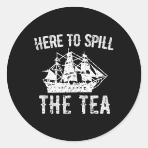Adesivo Para Derramar Do Tea 4 De Julho Nos Orgulho Patrió