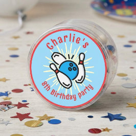 Adesivo para Festa de Aniversário de 8 anos de Cha