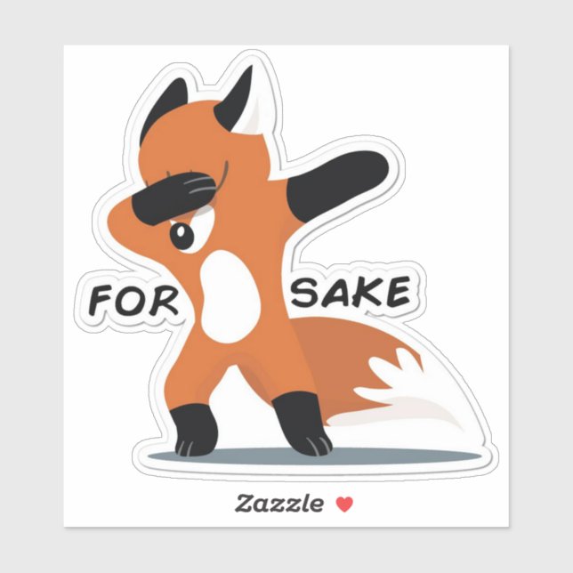 Adesivo Para Fox Sake Sticker (Folha)