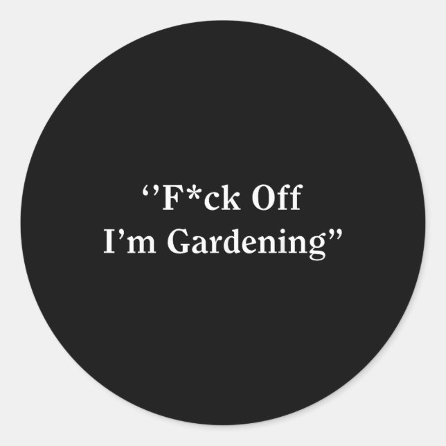 Adesivo Para Jardinagem De Im Off (Frente)