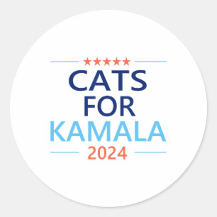 Adesivo Para Kamala Harris 2024 Gato Sem Fios Lady Jd Vanc