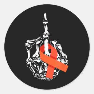 Adesivo Para o Cancer de Leucemia do Dedo Médio Cancer