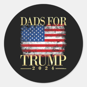 Adesivo Para o Dia de os pais Trump 2024 Gift Pro Donald T