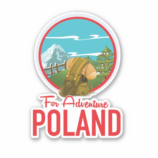 Adesivo Para o logotipo Adventure Polônia (Frente)