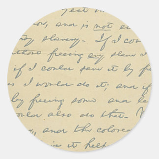 Adesivo Para os Vales da História: Carta de Lincoln a Gree