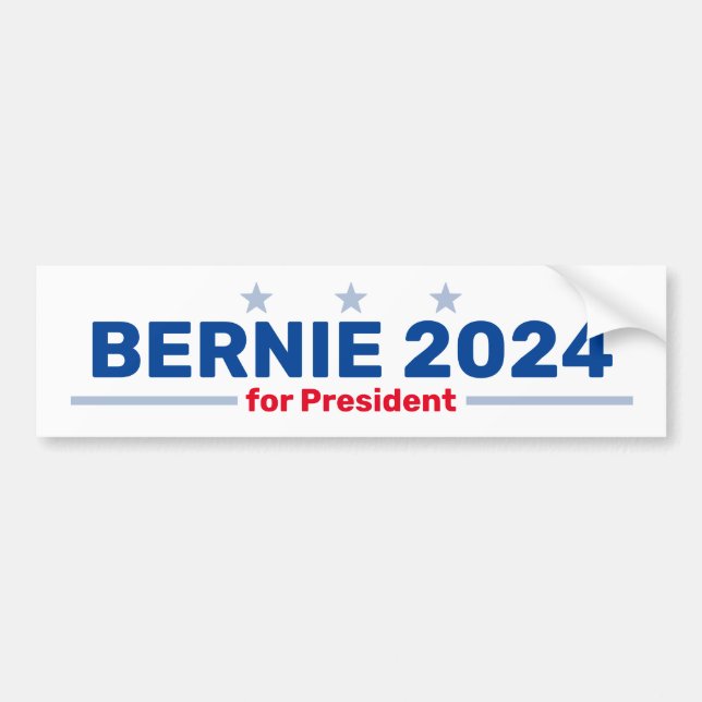 Adesivo para para-choques Bernie 2024 (Frente)