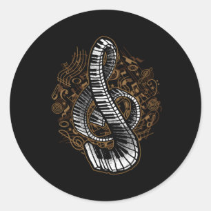 Adesivo Para Piano Pianista