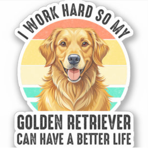 Adesivo Para Que Meu Golden Retriever Tenha Uma Vida Melho