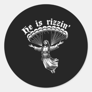 Adesivo Pára-quedismo Jesus Cristo Páscoa Rizzin Pa