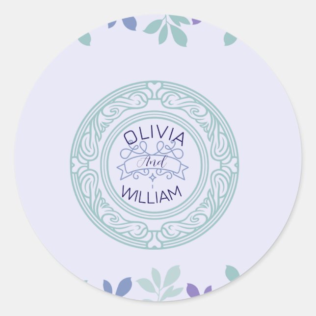 Adesivo Para Sempre Começa Aqui: Um Casamento (Frente)