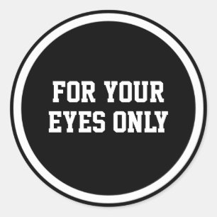 Adesivo Para seu envelope do escritório dos olhos somente
