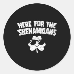 Adesivo Para Shenanigans Engraçado Dia de São Patrício Men