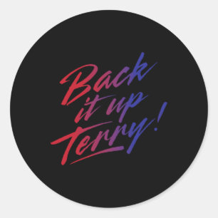 Adesivo Para Trás, Terry! 4 De Julho