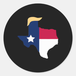 Adesivo Para Trump 2020 Election Texas Flag Trump Hair