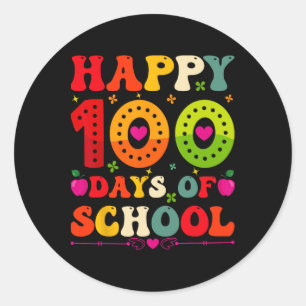 Adesivo Parabéns Ao Completar 100 Dias De Escola!