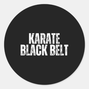 Adesivo Parabéns Carate Black Belt Para Crianças Meninas A