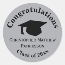 Parabéns, Classe 20xx Graduação, Prata