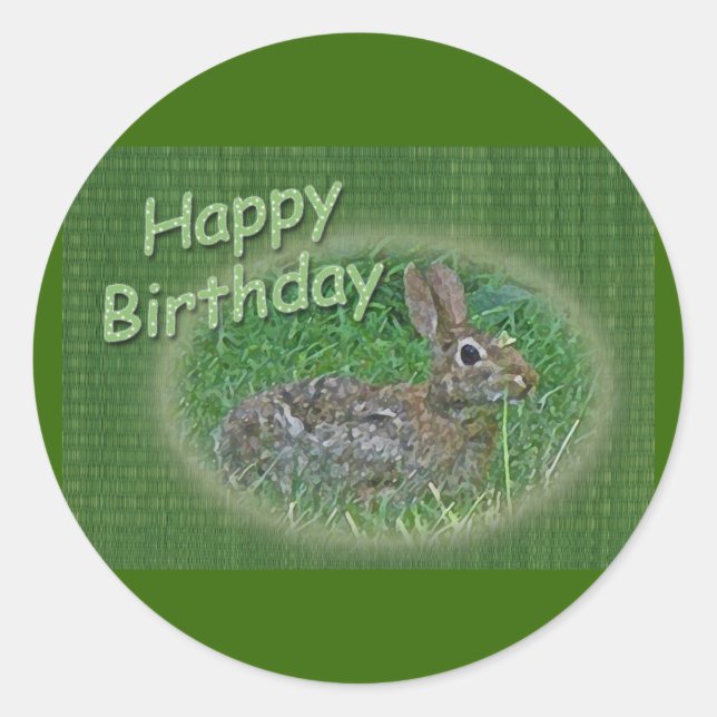 Adesivo Parabéns Coelho Coelho Coelho Coelho Coelho Coelhi (Frente)