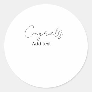 Adesivo Parabéns congratulações graduado nome data