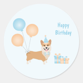 Adesivo Parabéns, Corgi