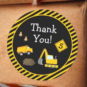 Adesivo Parabéns da construção com o rapaz da idade, ob