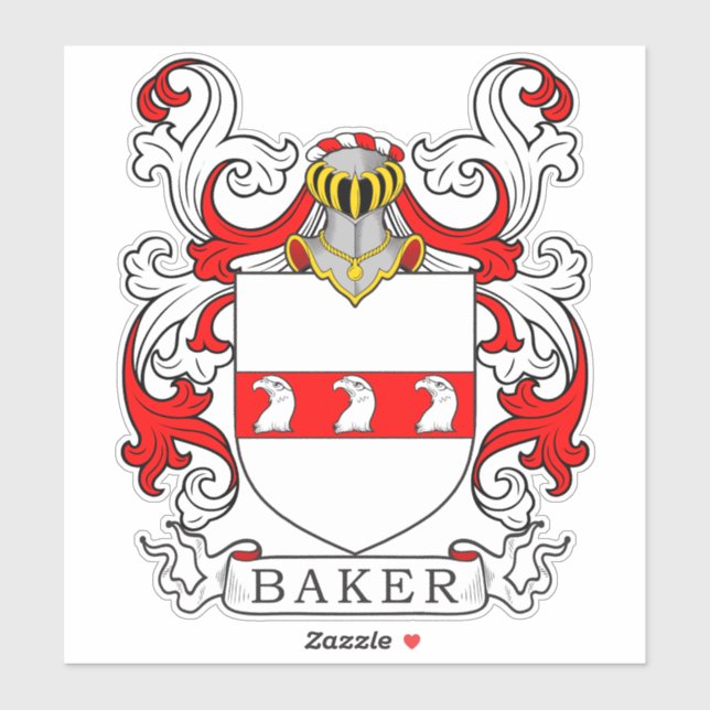 Adesivo Parada da Família Baker (Folha)