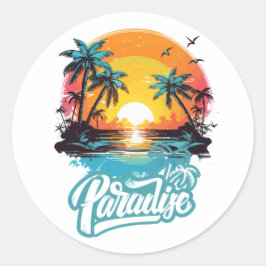 Adesivo Paradise Hawaii Sticker