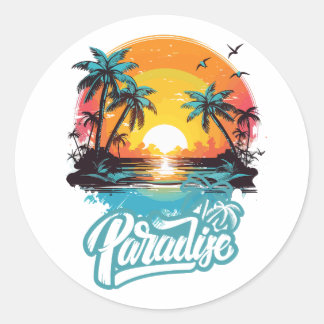 Adesivo Paradise Hawaii Sticker