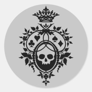 Adesivo Paragem com Vinhetas de Caveira e Cartuchos