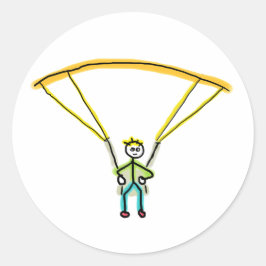 Adesivo Paragliding Stickman
