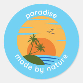 Adesivo Paraíso feito pela natureza