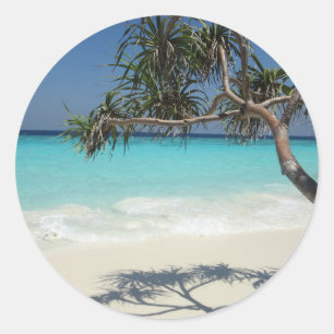 Adesivo Paraíso Tropical Beach Ocean