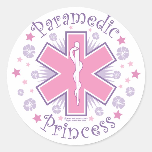 Adesivo Paramedic Princess (Frente)