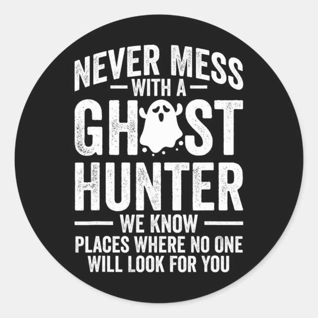 Adesivo Paranormal Caça Ghost Hunter Aventuras 1 (Frente)