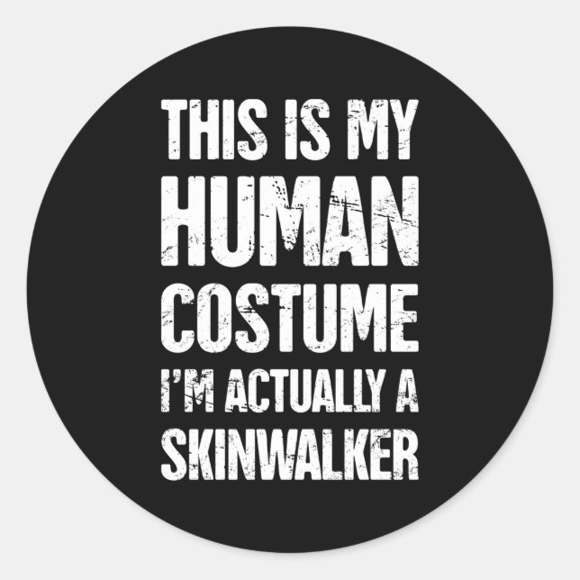 Adesivo Paranormal Occult Skinwalker (Frente)