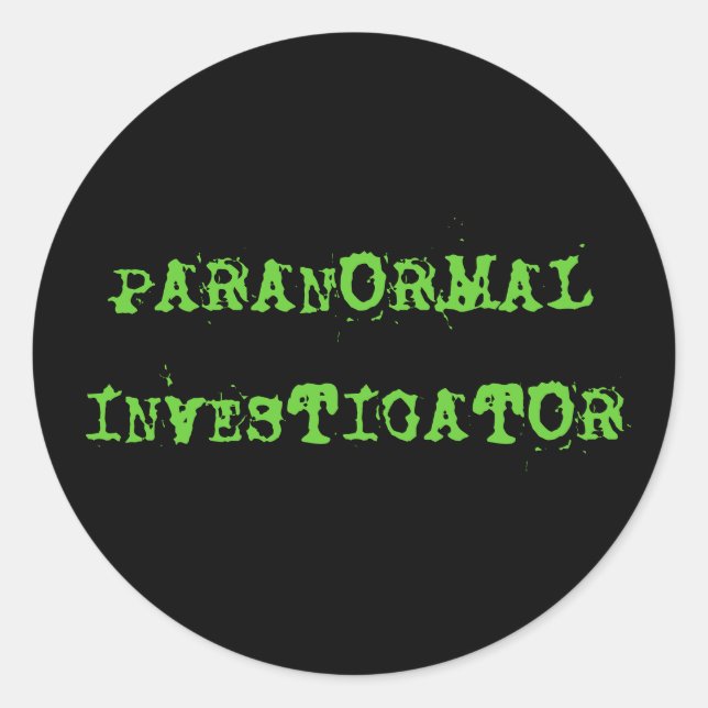 ADESIVO PARANORMALINVESTIGADOR STICKER (Frente)