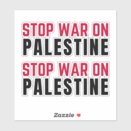 ADESIVO PARAR A GUERRA À PALESTINA