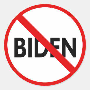 Adesivo Parar Biden