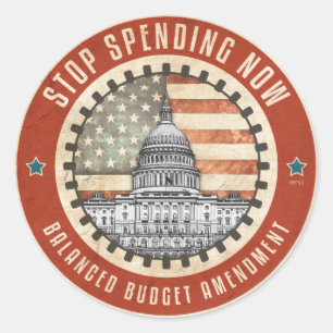 Adesivo Parar de Gastar Agora